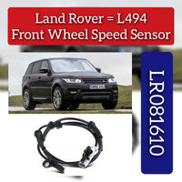 Front Left ABS Wheel Speed Sensor LR081610 HPLA2C204BA  Compatible With LAND ROVER DISCOVERY V (L462) & RANGE ROVER IV (L405) & RANGE ROVER SPORT II (L494)