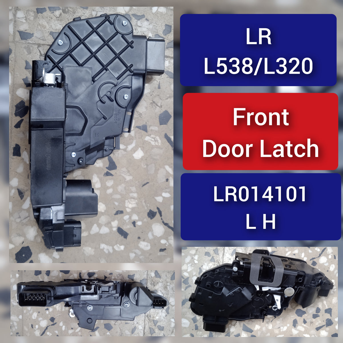 Front Door Latch LR014101 Compatible With RANGE ROVER EVOQUE VAN (L538) & RANGE ROVER SPORT I (L320)  (2005-09)
