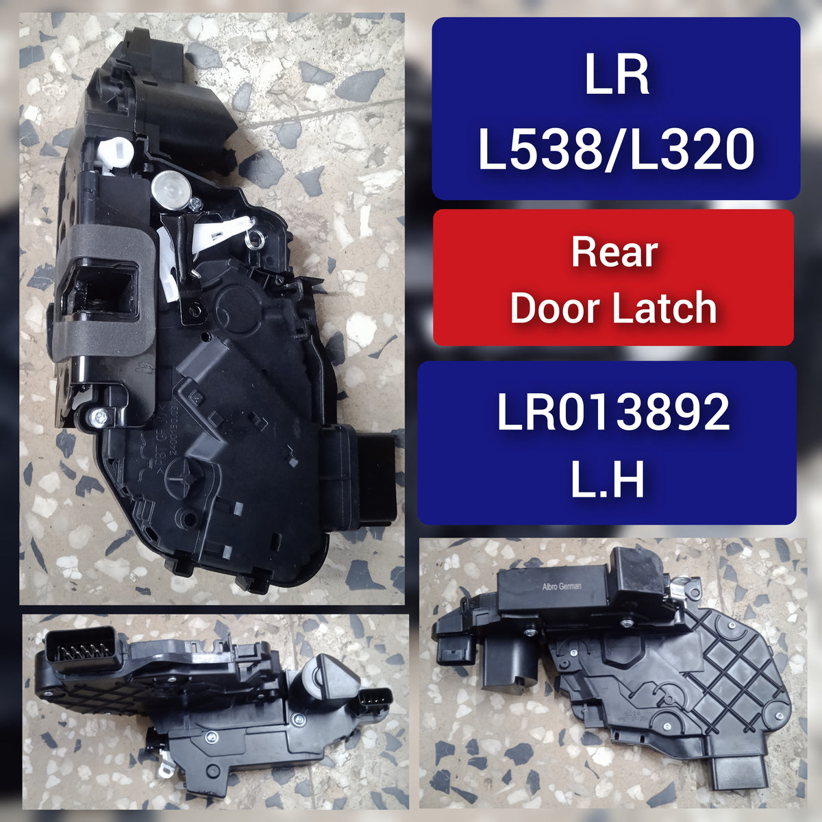 Rear Door Latch LR013892 Compatible With RANGE ROVER EVOQUE VAN (L538) & RANGE ROVER SPORT I (L320) (2005-13)