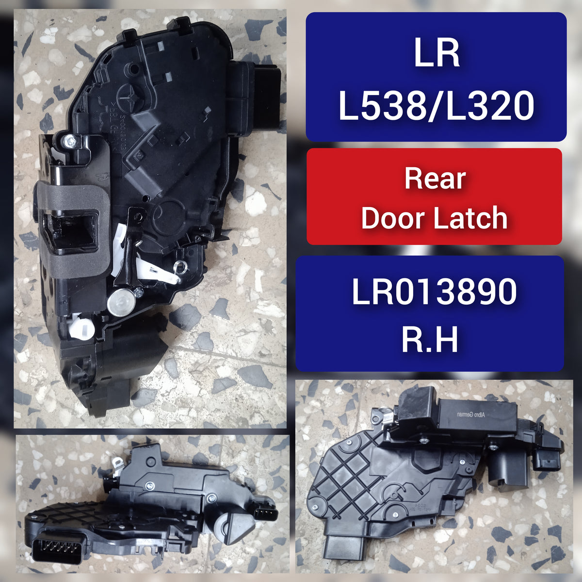 Rear Door Latch LR013890 Compatible With RANGE ROVER EVOQUE VAN (L538) & RANGE ROVER SPORT I (L320)(2005-17)