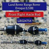 Front Axle  Shaft With C V Joint Right LR024754 Left LR024758 Compatible With LAND ROVER RANGE ROVER EVOQUE (L538)
