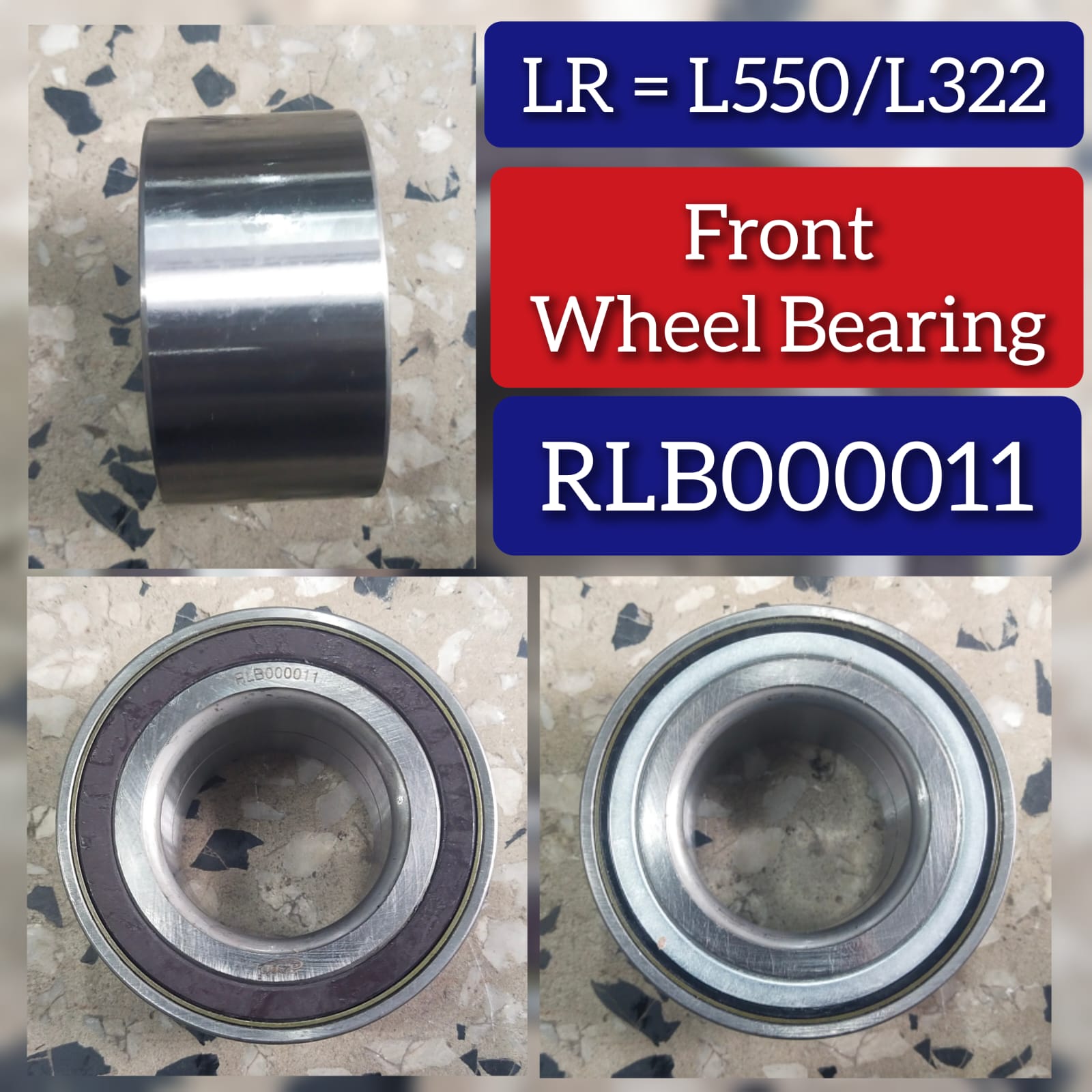 Front Wheel Bearing LR024267 LR070453 LR072488 LR077894 LR133541 Compatible With LAND ROVER DEFENDER Station Wagon L663 & DISCOVERY SPORT (L550) DISCOVERY V L462 & RANGE ROVER EVOQUE L538 & RANGE ROVER EVOQUE Convertible L538