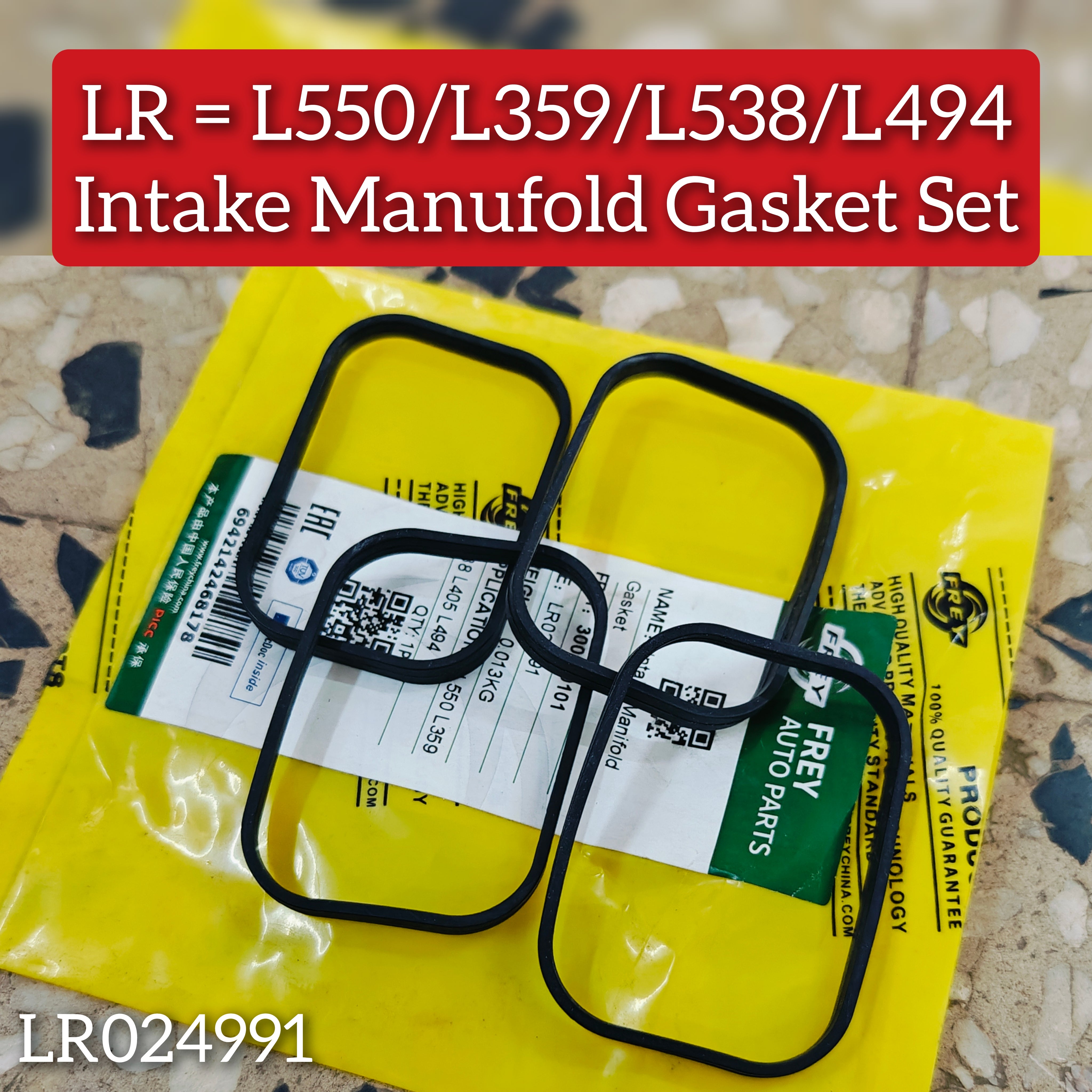 Intake Manifold Gasket LR024991 Compatible With LAND ROVER DISCOVERY SPORT (L550) & RANGE ROVER EVOQUE (L538) & RANGE ROVER EVOQUE (L551)