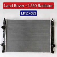 Radiator LR117683 Compatible With LAND ROVER DISCOVERY SPORT (L550) & RANGE ROVER EVOQUE (L551)