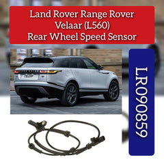 Rear ABS Wheel Speed Sensor LR090859 & T4A2784 LR062671 LR072107 FK722C190AC FK722C190AE HK832C190AA Compatible With LAND ROVER RANGE & ROVER VELAR (L560)