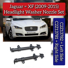 Headlight Washer Nozzle Left C2Z13782 & Right C2Z13781 Compatible With Jaguar XF (2009-2015)