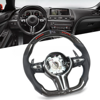 Carbon Fiber Steering Wheel (With LED Meter) Compatible With BMW F10
