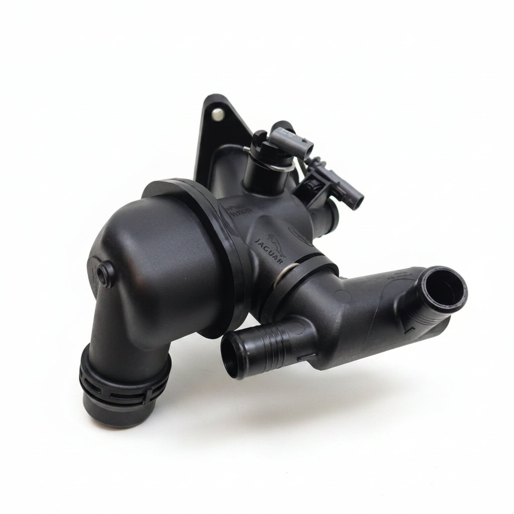 Elbow (Thermostat) LR105974 JDE36843 JDE38476 JDE39871 JDE40345 Compatible With Land Rover RANGE ROVER VELAR (L560) & F-PACE (X761), XE (X760), XF II (X260) Tag No.148