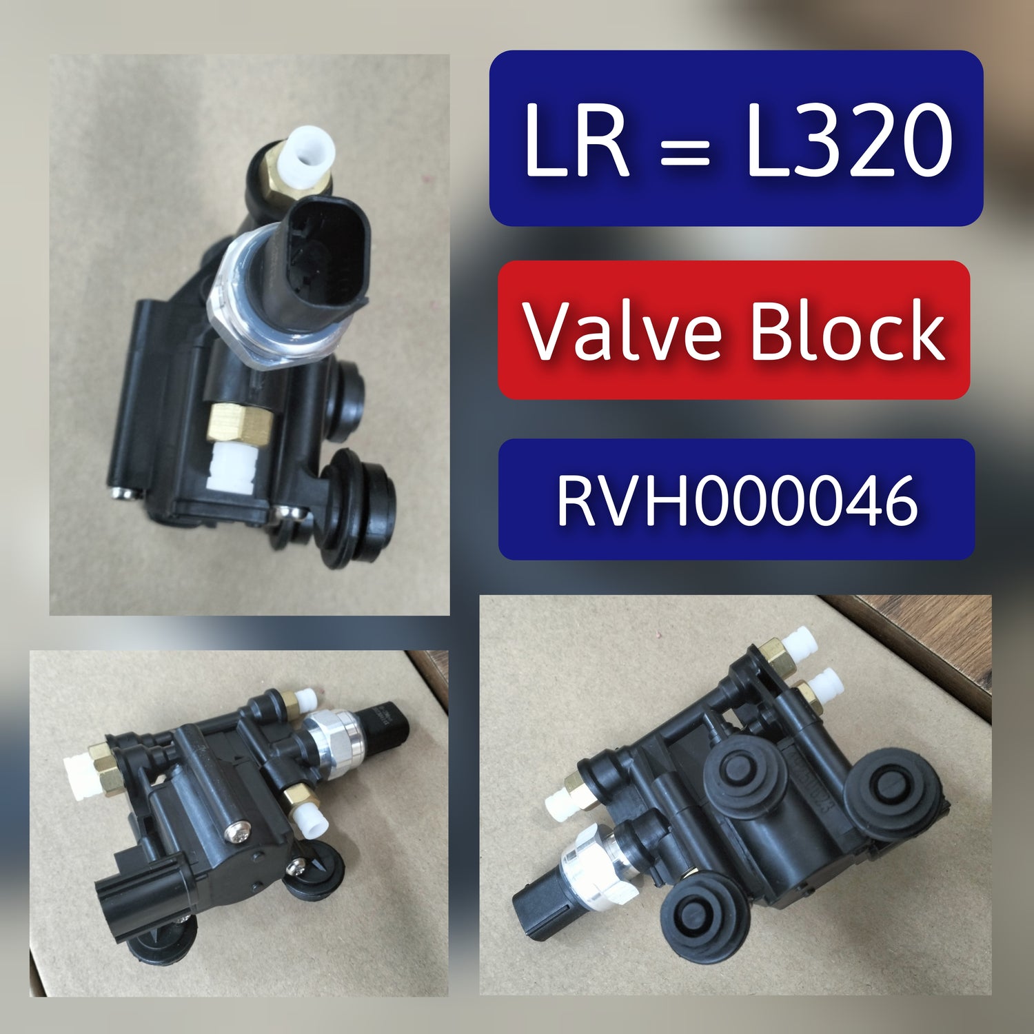 Air Suspension Solenoid Valve Block RVH000046 RVH500070 Compatible With LAND ROVER DISCOVERY IV (L319) | & LR4 RANGE ROVER SPORT I (L320)