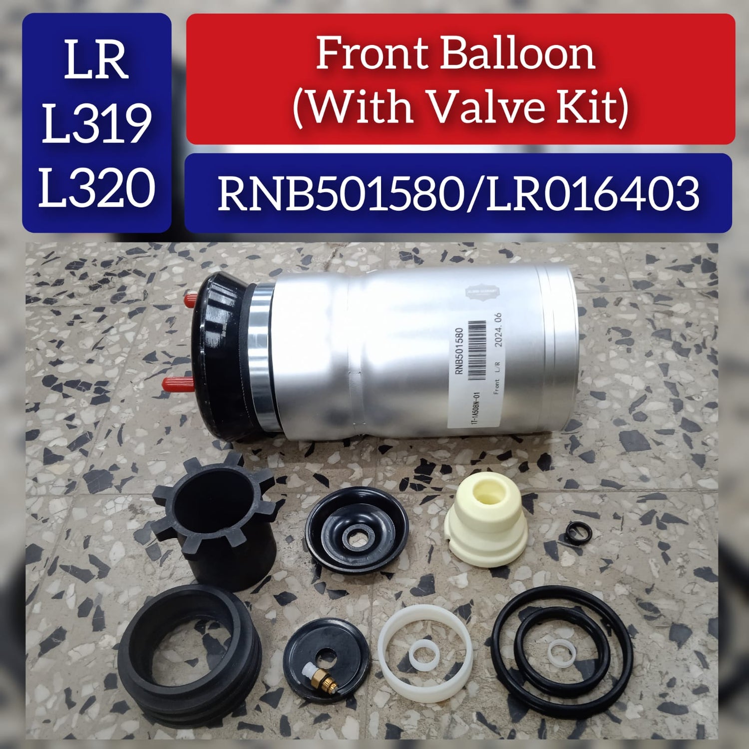 Front Air Suspension Springs LR016403  Compatible With LAND ROVER DISCOVERY IV (L319) | LR4 &  RANGE ROVER SPORT I (L320)