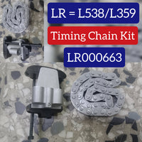 Timing Chain Kits Complete LR000663 Compatible with LAND ROVER DISCOVERY SPORT (L550) FREELANDER 2 (L359) | LR2 RANGE ROVER EVOQUE (L538)