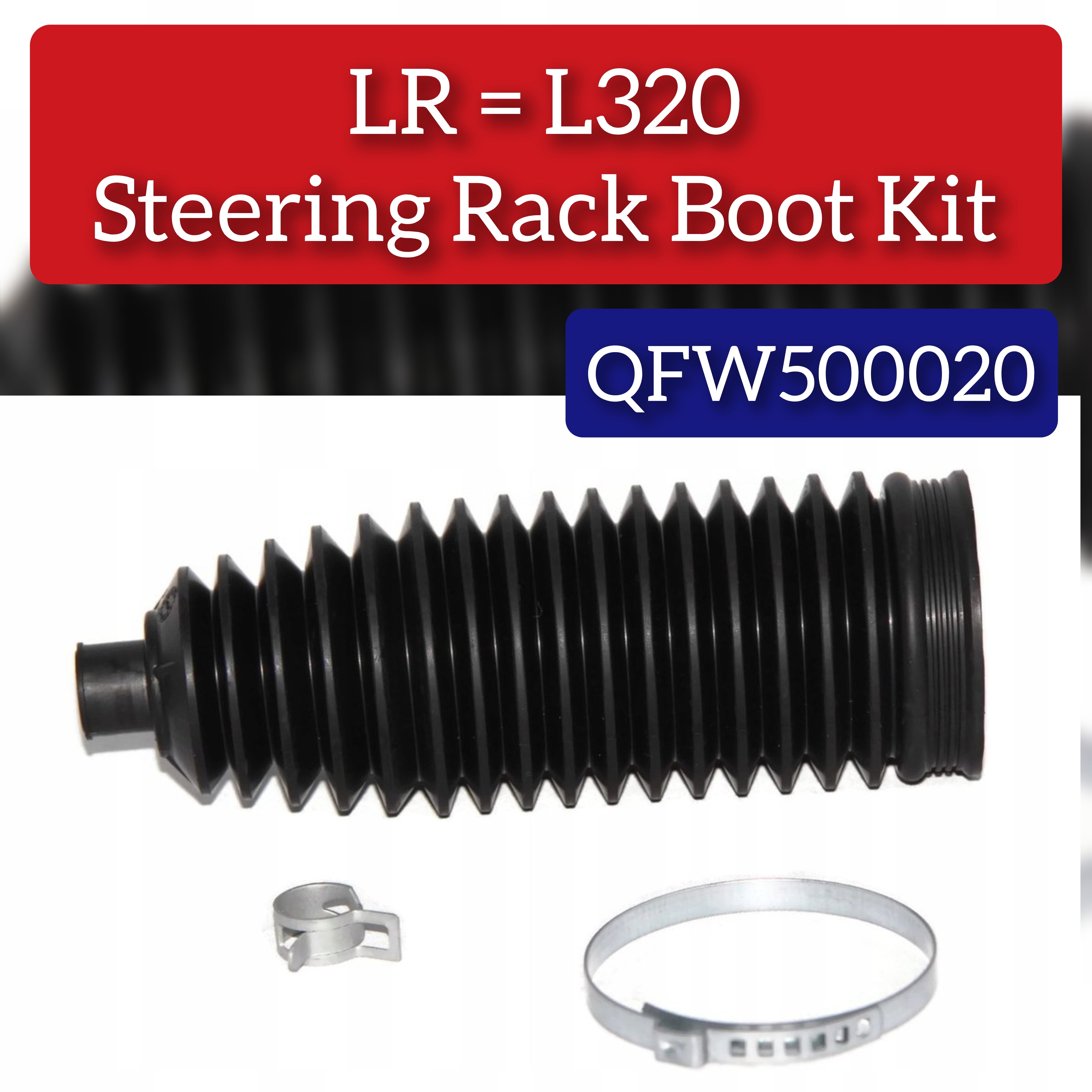 Steering Rack Boot QFW500020 Compatible With RANGE ROVER SPORT I (L320)