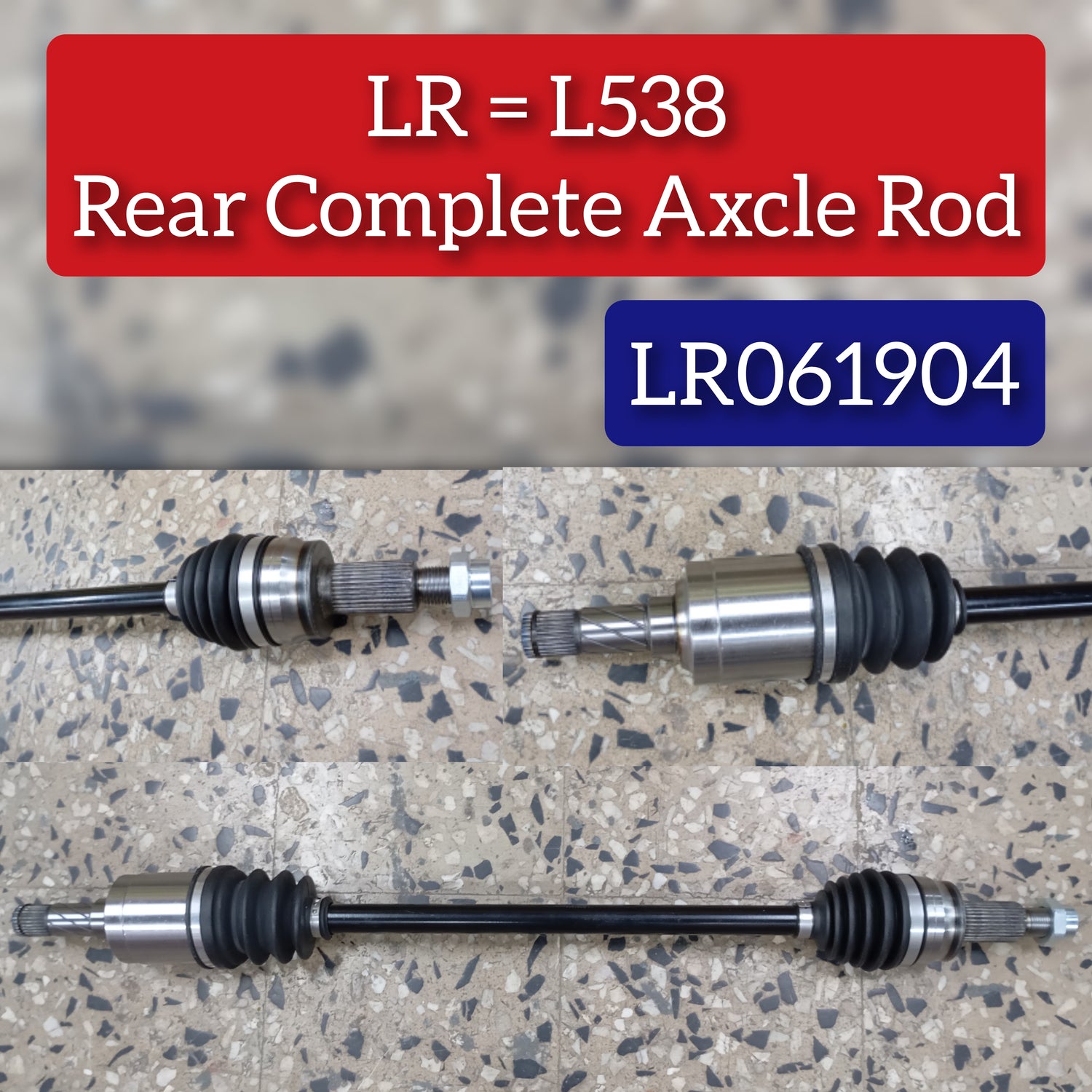Rear Axle Drive Shaft LR061904 Compatible With RANGE ROVER EVOQUE (L538) RANGE ROVER EVOQUE Convertible (L538) RANGE ROVER EVOQUE VAN (L538)