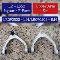 Front Upper Arm Left LR090503 LR117883 & Right LR090502 LR117884 Compatible With LAND ROVER RANGE ROVER VELAR (L560)