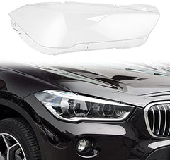Car Front Headlight Lens Cover Transparent Lamp Shade Headlamp Shell Cover compatible for BMWF48-201619