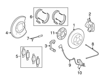Rear Left/Right ABS Wheel Speed Sensor 2045400317 2049050100 Compatible With MERCEDES-BENZ C-CLASS W204