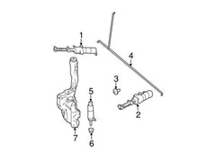 Headlight Washer Nozzle Compatible With MERCEDES-BENZ C-CLASS W204 Headlight Washer Nozzle Left 2048602747 & Right 2048602847