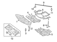 Engine Under Cover 2075240930 Compatible With Mercedes Benz E Class W207
