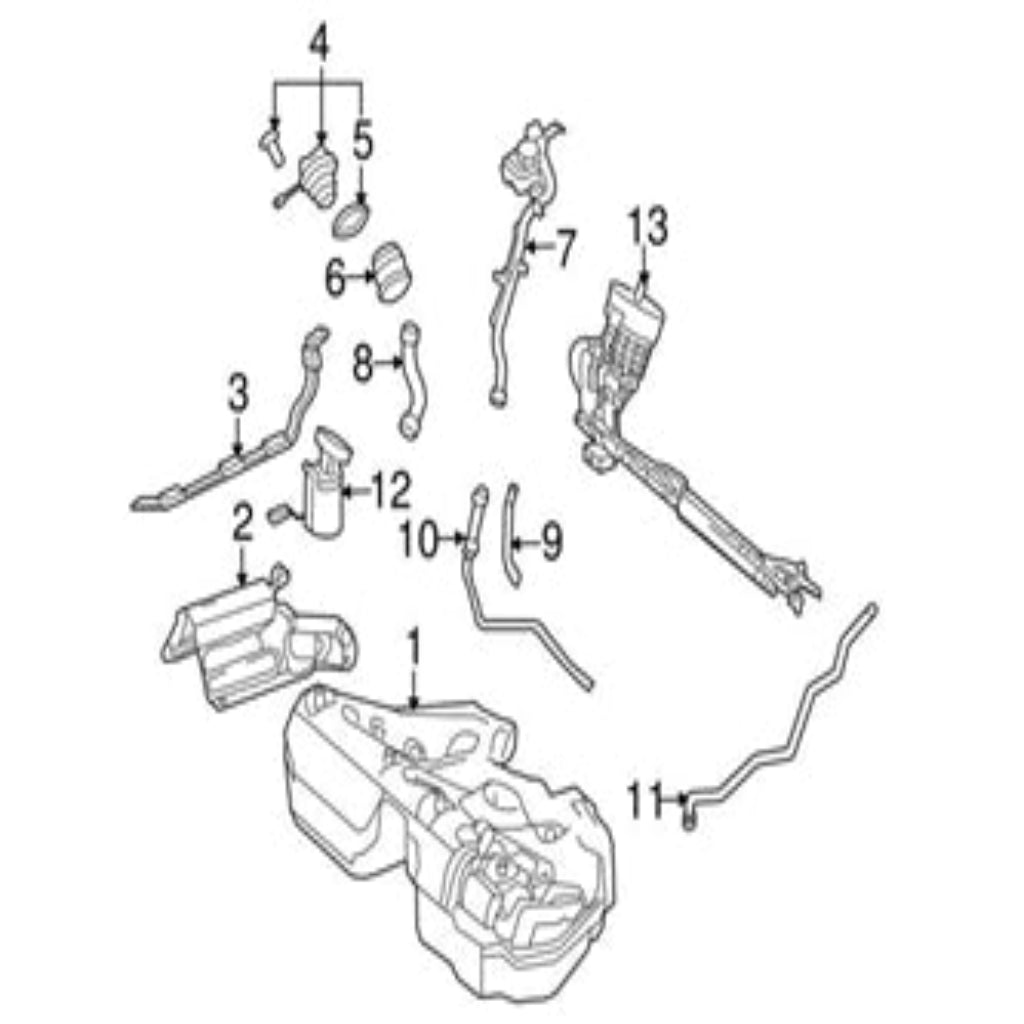 Fuel Pump 2114702994 2114704194 2114701494 A2114702994 133426 Compatible With Mercedes-Benz E-CLASS W211 Tag No.09