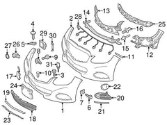 Front Bumper Lower Grille 2128850522 A2128850522 Compatible With MERCEDES-BENZ E-CLASS (W212) 2014-2016 Tag-BG-105