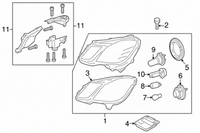 Blaster(Headlight Ballast Module) A2129007804B A2128205526 A2128205626 A2129001200 A2129003502 A2129024202 For MERCEDES-BENZ E-CLASS W212 Tag-BL-03