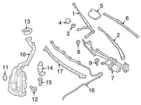 Windshield Washer Pump A2468660000 A0998660021 A1648690421 Compatible With MERCEDES-BENZ & A-CLASS (W176) & B-CLASS Sports Tourer (W246, W242)