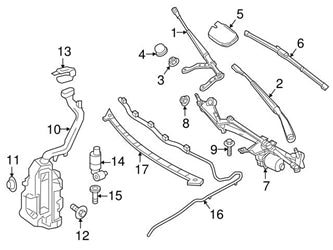 Windshield Washer Pump  2468660000  Compatible With MERCEDES-BENZ A-CLASS (W176) & B-CLASS Sports Tourer (W246, W242) & GLA-CLASS (X156)