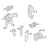 Engine Mounting 2472403100 Compatible With MERCEDES-BENZ A-CLASS Saloon (V177) & GLA (H247) & GLB (X247)
