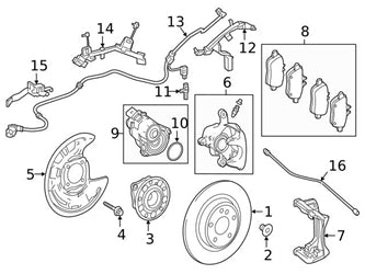Rear Left/Right ABS Wheel Speed Sensor 2479050100 & A2479050100 Compatible With MERCEDES-BENZ & A-CLASS (W177) & A-CLASS Saloon (V177) & GLA (H247) & GLB (X247)