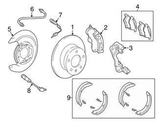 Rear Left ABS Wheel Speed Sensor 4635401917 & A4635401917 Compatible With MERCEDES-BENZ G-CLASS W463