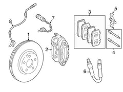 Front Left/Right ABS Wheel Speed Sensor 4635402117 A4635402117 Compatible With MERCEDES-BENZ G-CLASS W463