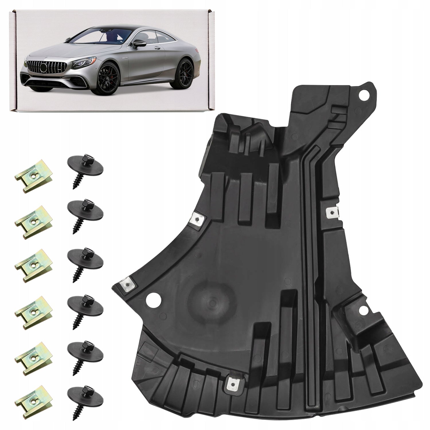 Lower Engine Compartment Cover Left 2175200900 Compatible With Mercedes Benz S Class AMG W217 (2018)