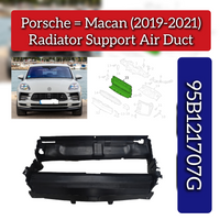 Radiator Support Air Duct 95B121707G Compatible With Porsche Macan (2018-2021)