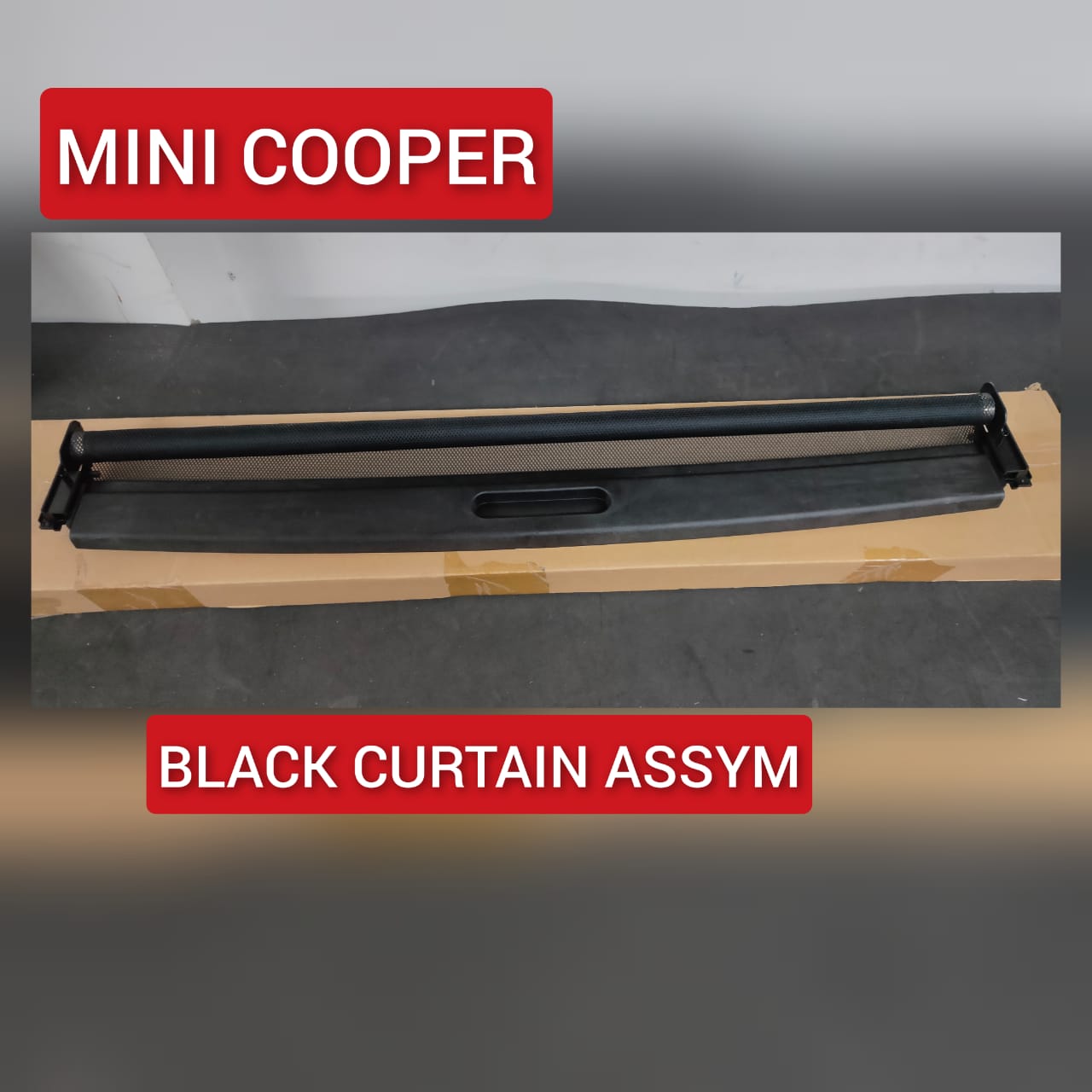 Front Black Sunroof Sunshade Curtain Cover Assembly Compatible With MINI Cooper R56 (Small)