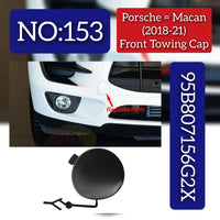 Front Bumper Tow Towing Cap Cover Hook 95B807156G2X Compatible with PORSCHE Macan (2014-2017) Tag No.153