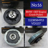 Belt Pulley VD1157 11238584913 Compatible With MINI MINI (F55) | MINI / COOPER, MINI (F56) | MINI / COOPER (CONTINENTAL)