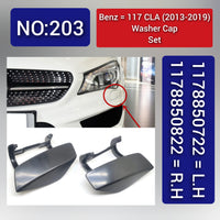 WASHER CAP SET L.H= 1178851522 R.H = 1178851622 Compatible With Mercedes Benz117 CLA AMG (2013-2019)Tag No. 203