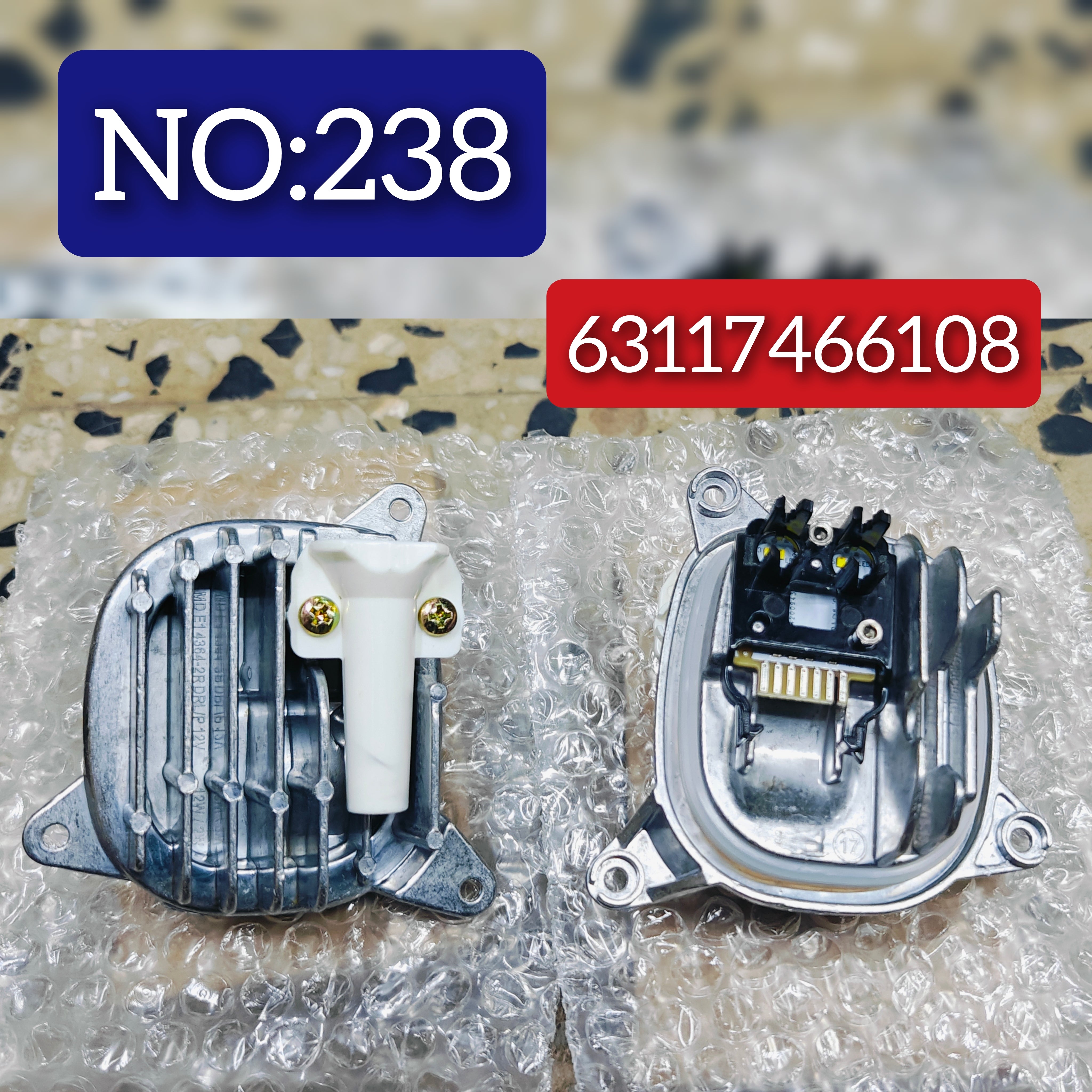 Headlight Blaster 63117466108 Compatible With BMW X3 (G01, F97, G08) X4 (G02, F98) Tag No.238