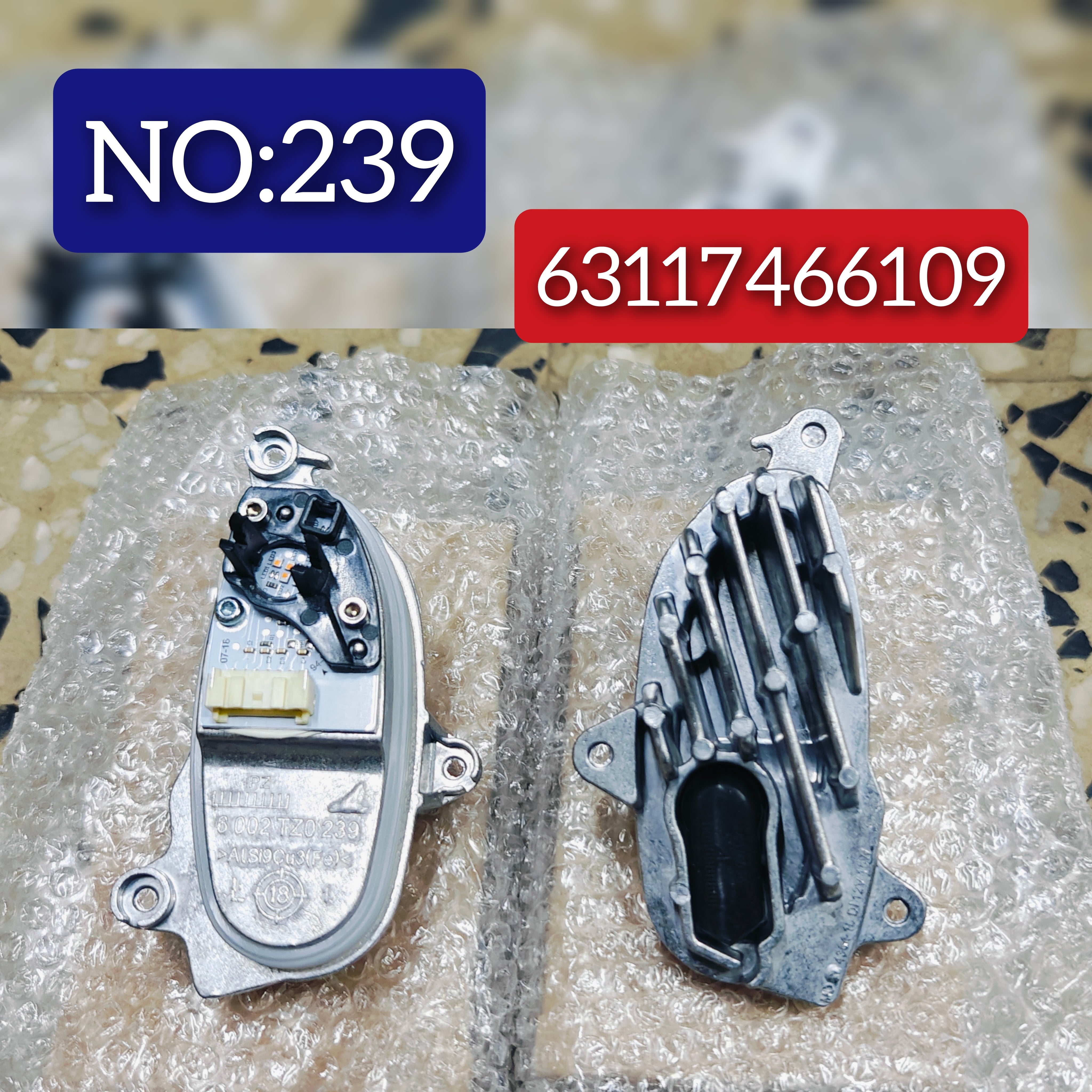 Headlight Blaster 63117466109 Compatible With BMW X3 (G01, F97, G08) Tag No.239