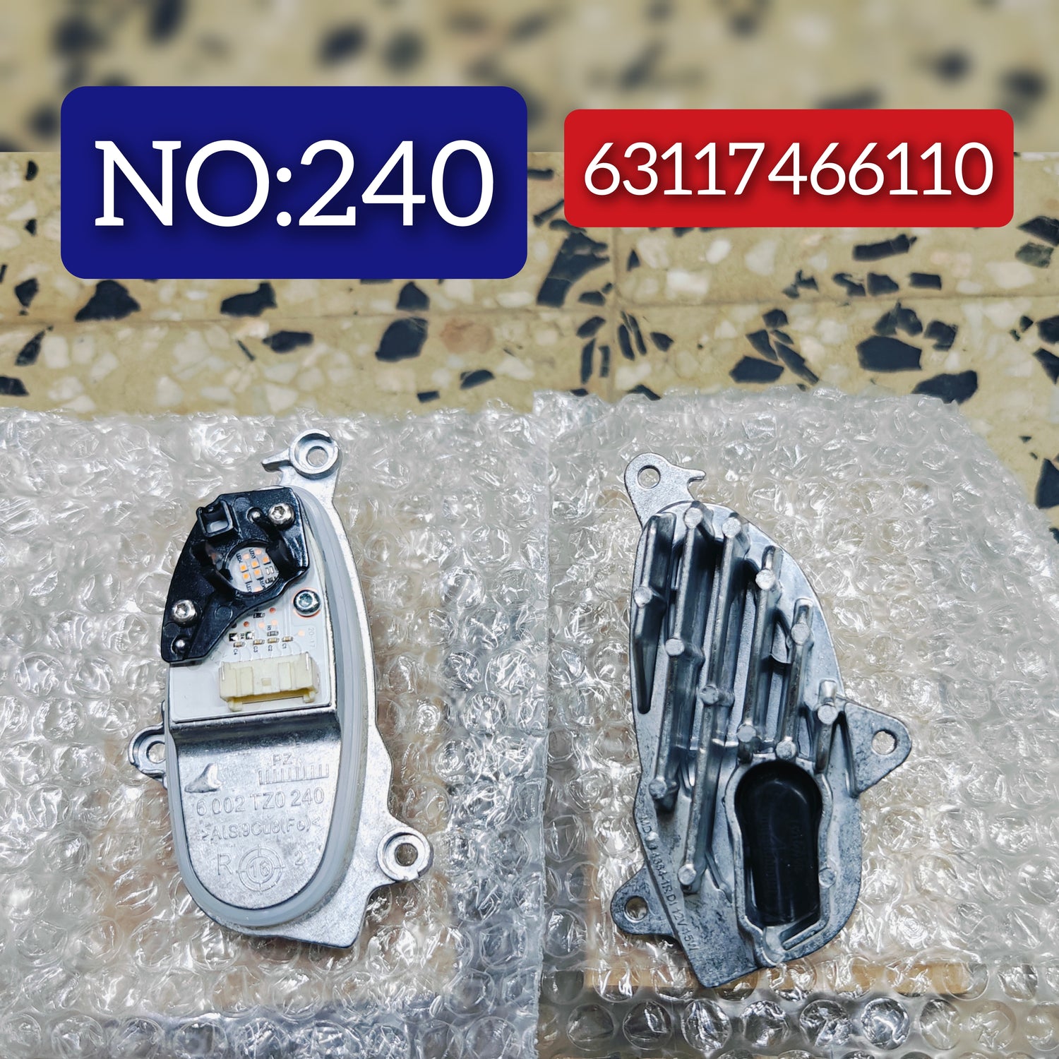 Headlight Blaster 63117466110 Compatible With BMW X3 (G01, F97, G08) Tag No.240