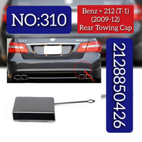 Towing Cap Cover Hook 2128850426 Compatible with  MERCEDES-BENZ E-Class W212 (2009-2012) Tag No.310