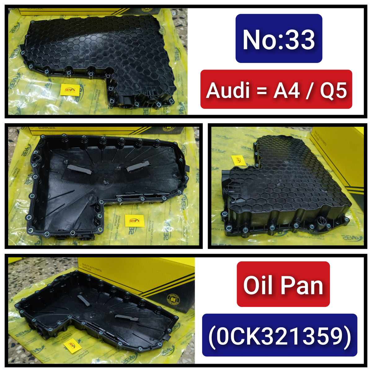 Transmission Oil Pan 0CK321359M Compatible With Audi (A4) Tag No.33