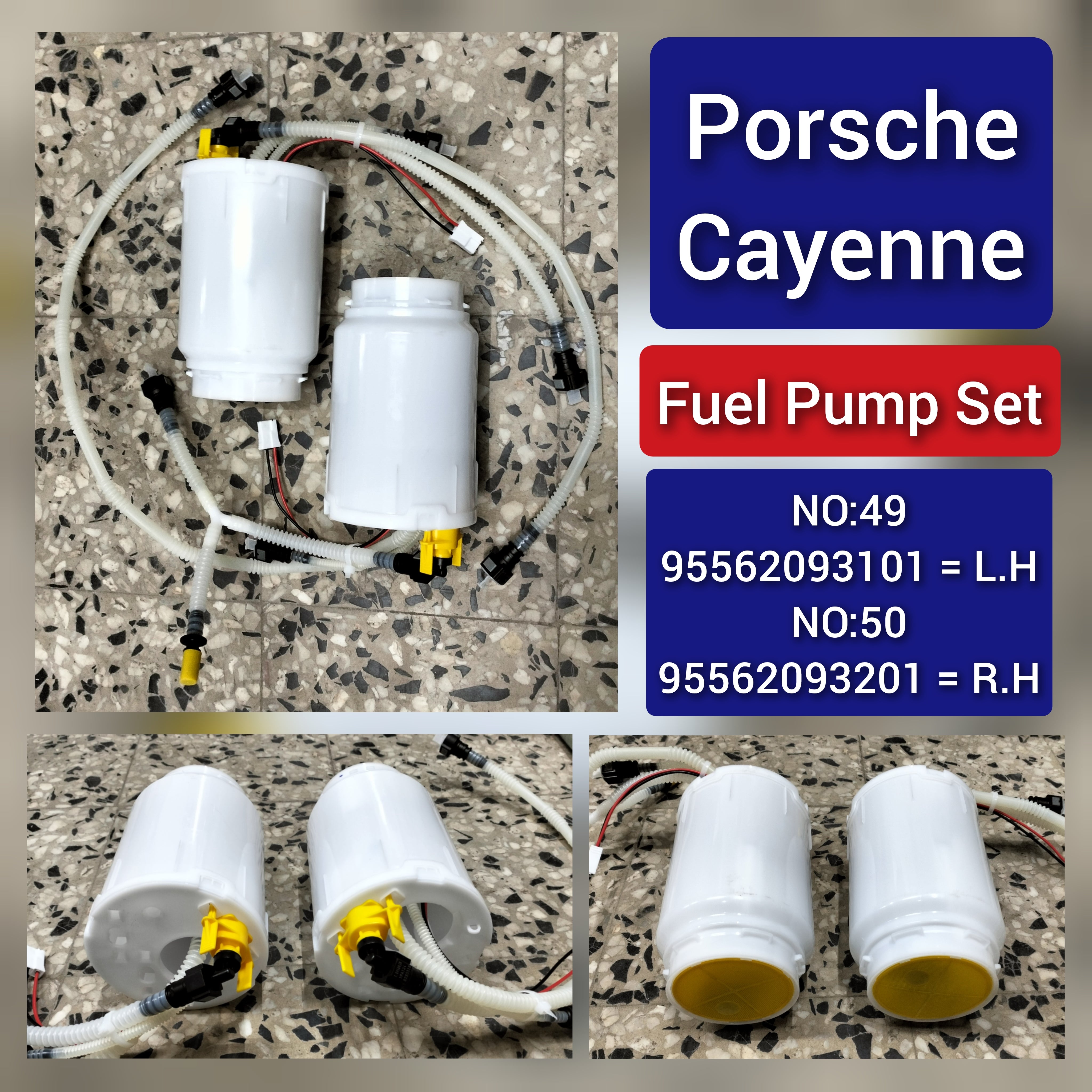 Fuel Pump 95562093201  compatible with Porsche Cayenne 03-10 RH Tag-F-50