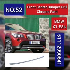 Front Bumper Center Chrome 51112990641 Compatible With BMW X1 (E84) Tag No.52