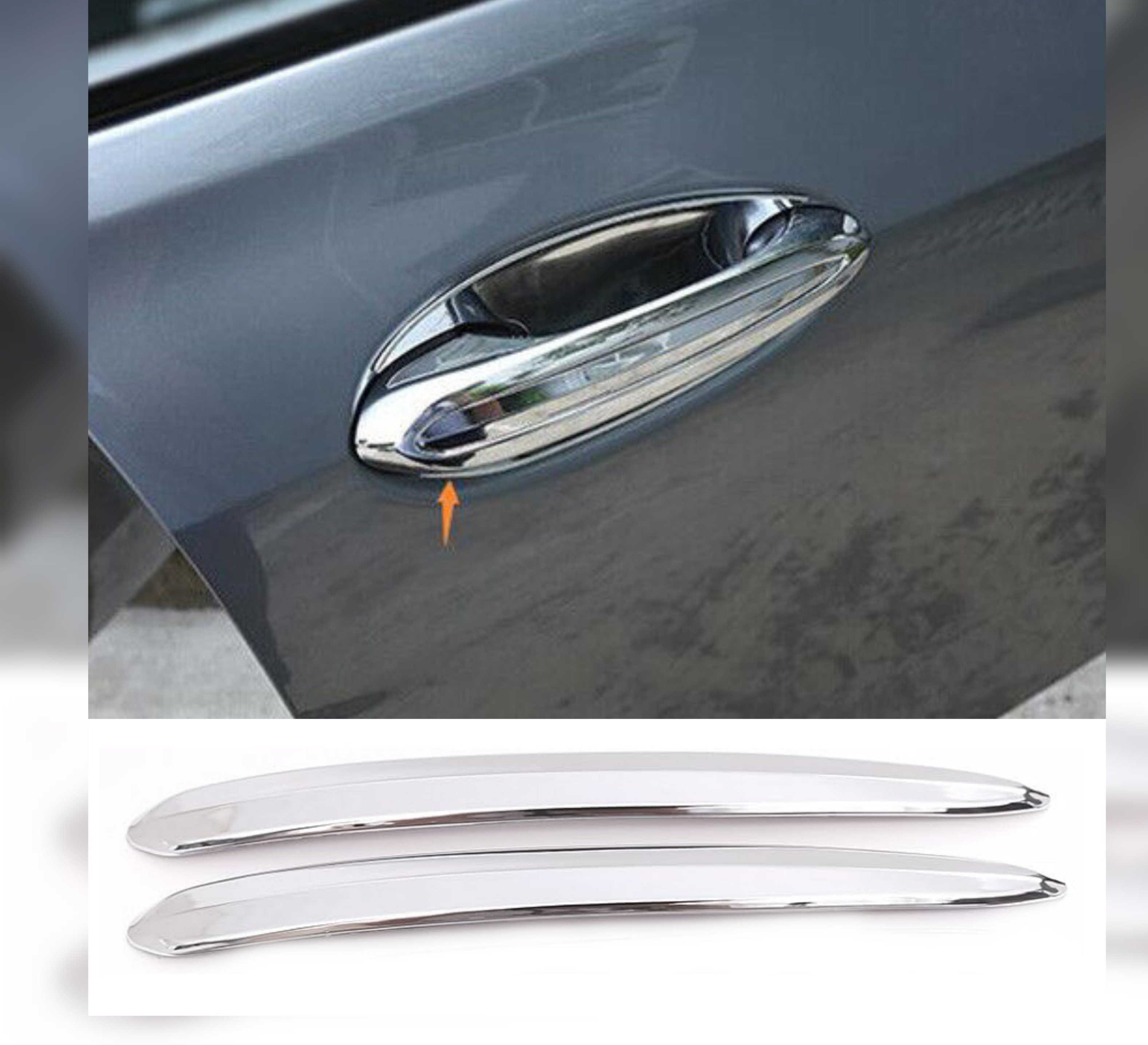 Rear Door Handle Chrome 51219491488 Compatible With BMW (G30) (2017-2018) Tag No.60