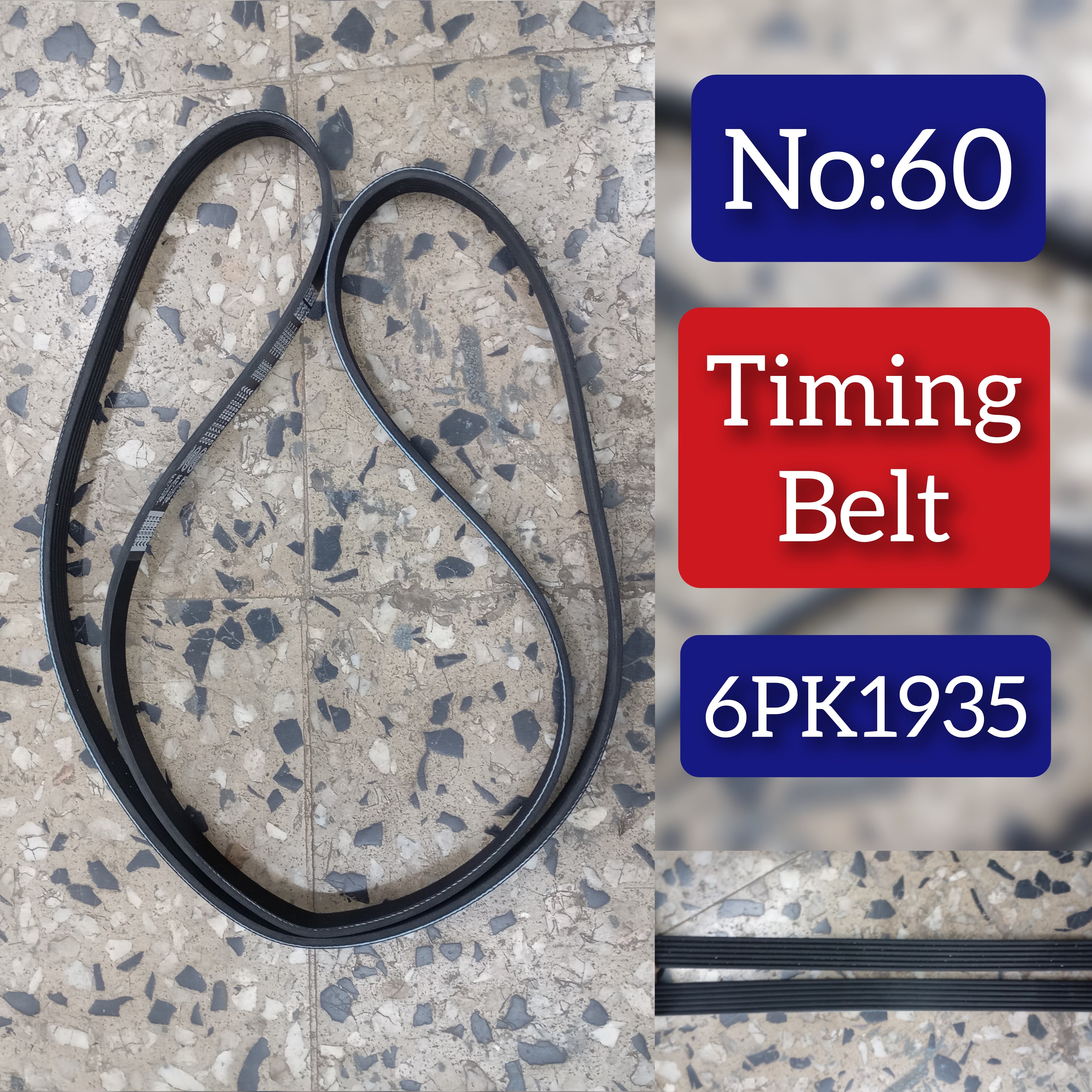 Belt T2R21156 T2H1394 T2H2425 6PK1935 Compatible With JAGUAR E-PACE (X540) & F-PACE (X761) & XE (X760) & XF II (X260)