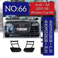 Headlight Washer Cover Cap Left 4H0955281B Right 4H0955282B AUDI A8 (2015-2018) Tag No.66