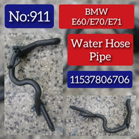 WATER HOSE PIPE 11537806706 11537780001 11537802627 Compatible with BMW E60 E70 E71 Tag No.911