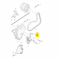 Multi Rib Belt Kit 6PK1180K4 31401461 Compatible With VOLVO S60 II (134), S90 II (234), V90 II Estate (235), XC40 (536), XC60 I SUV (156), XC60 II (246), XC90 II (256) (CONTINENTAL)