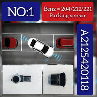 Parking Distance Control Sensors A2125420118 2125420118 Compatible With  MERCEDES-BENZ E-CLASS W212 & S-CLASS W221 Tag-PS-01